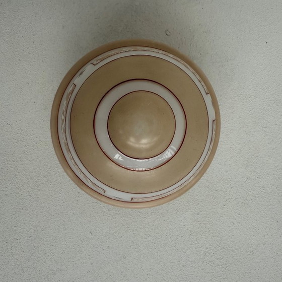 Image 1 of Deckenlampe mit Blumendekor 1910/1920