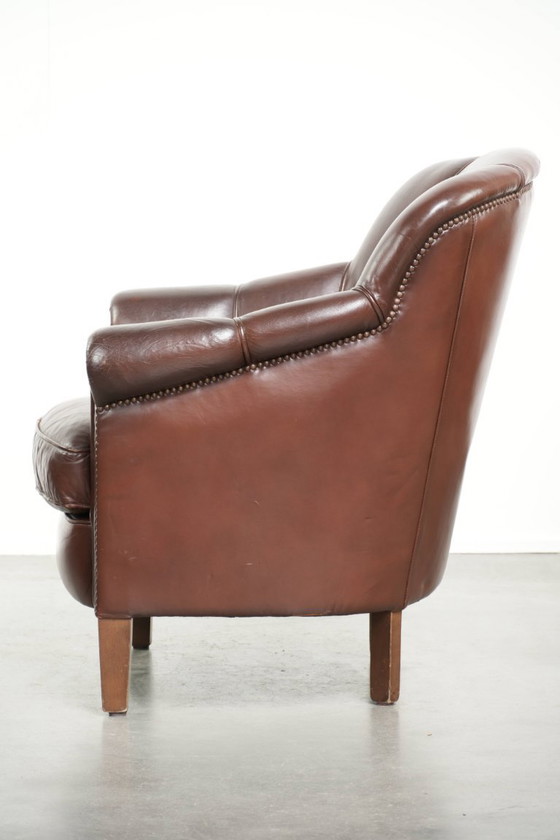 Image 1 of Comfortable sheepskin armchair with beautiful colors and nice details