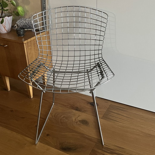 Chaise en fil d'acier Harry Bertoia