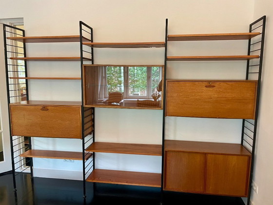 Image 1 of Sistema di scaffalature Staples Ladderax – anni '60