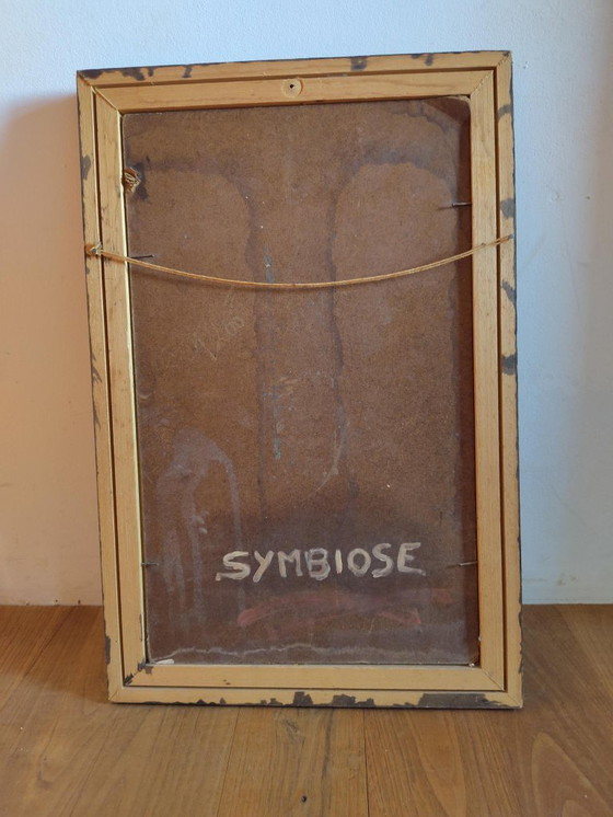 Image 1 of Simbiosi" di Georgelin, olio su tavola, artista francese di Morvan