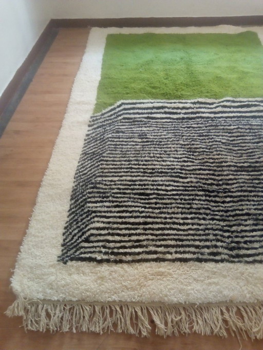 Tapis marocain en laine natural 300cmx200cm
