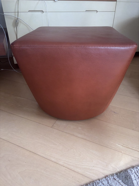De Sede Bank + Poef – Banken, Leather, Metal (photo 7 of 7)