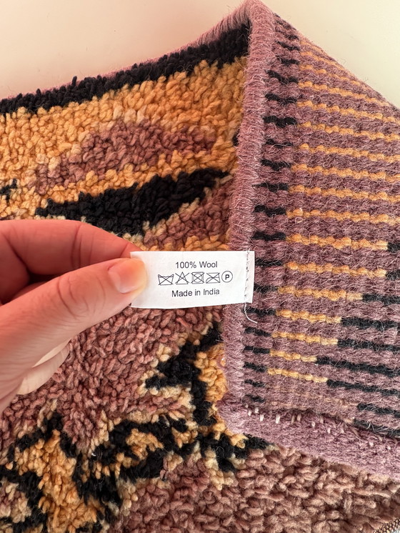 Image 1 of Beautiful high-pile Berber carpet, 100% wool, 280x180 cm.