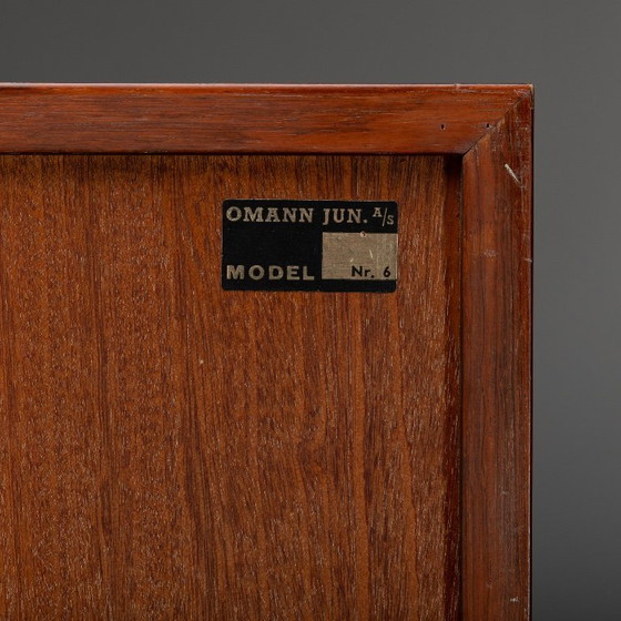 Image 1 of Danish Design Model 6 Palissander bookcase by Omann Jun Mobelfabrik, 1960s