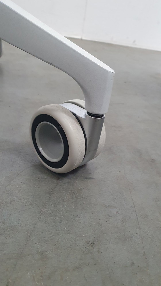 Image 1 of Interstuhl Silver 162S Bürostuhl, weißes Leder, James Bond