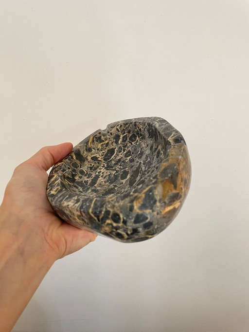 Vide poche en marbre massif midcentury