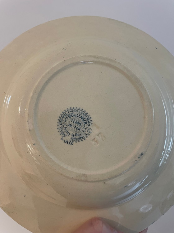 Ironstone Plates, late 19th century, Boulenger Choisy-le-Roi – Crockery (photo 3 of 6)