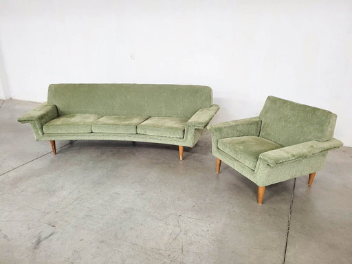 Sofa and Armchair Florida by Johannes Andersen for Trensum, 1960s, Set of 2