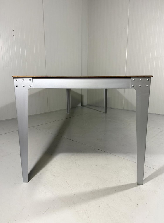 Image 1 of Table de salle à manger en aluminium Piet Hein Eek XXL, années 1990