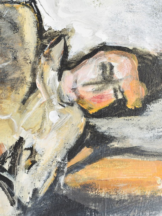 Image 1 of Helen Nieuwendijk (1946) - Anderzijds - 2000 - Acrylic on canvas - 73 x 73 cm