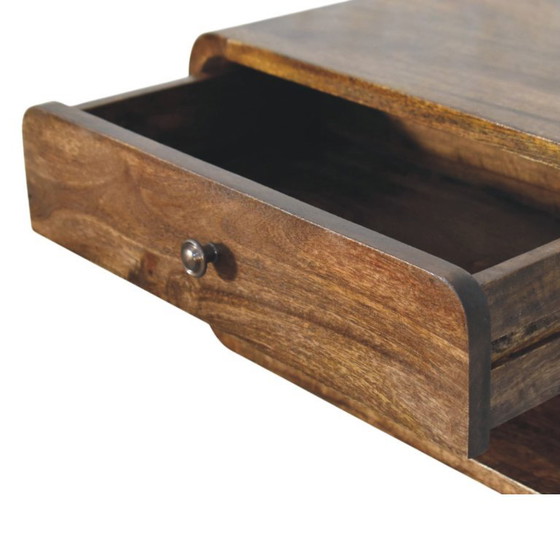 Modern Scandinavian Nightstand in Solid Mango Wood – Artisan (photo 7 of 10)