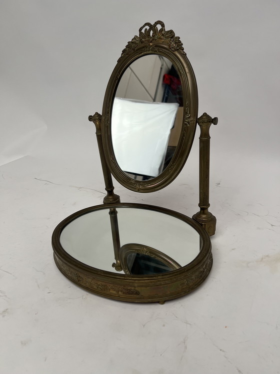 Image 1 of Victorian Mirror 1880 Baroque Style