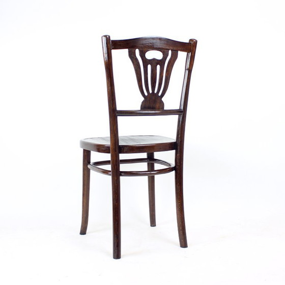 Image 1 of Chaise en chêne de style Thonet des années 1950, Tchécoslovaquie