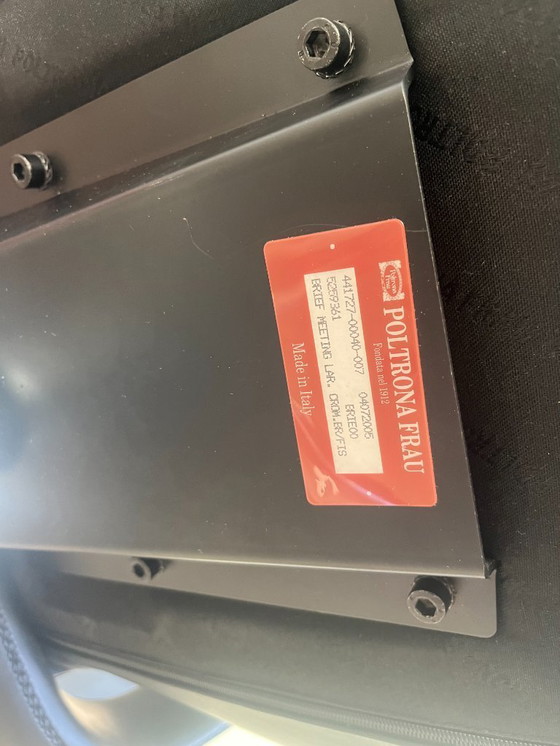 Image 1 of 2x Poltrona Frau „Brief Meeting“ Design-Bürostühle – Emilio Ambasz – Italienisches Design