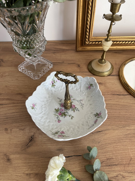 Image 1 of Limoges rose server