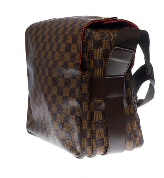 Image 1 of Borsa LOUIS VUITTON Naviglio in tela marrone - 100238