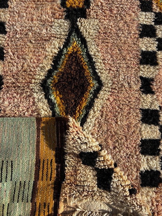 Image 1 of Tapis Boujad marocain rose 170x270 cm en laine – Tapis pour intérieurs modernes