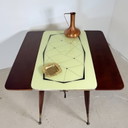 Mid-Century Verstellbarer Kurbeltisch / Esstisch & Couchtisch – 1950er
