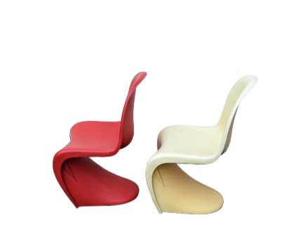 Image 1 of 6 x Stühle im Stil von Verner Panton