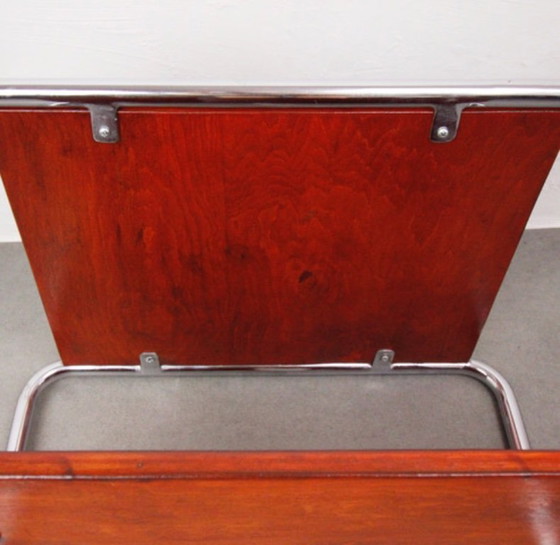 Image 1 of Tavolo Bauhaus in cromo di Marcel Breuer "Carmin piccolo"