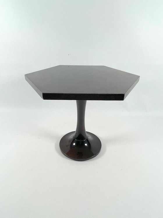 Image 1 of Aldo Tura Side Table Goat Leather Italy