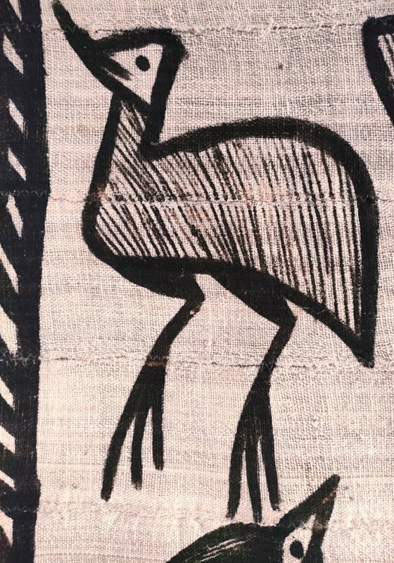 Image 1 of korhogo senoufo wandkleed vintage canvas