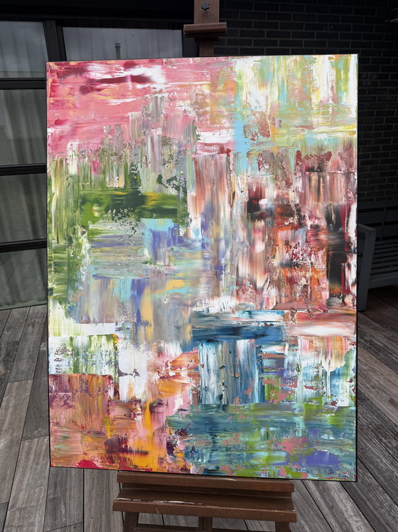 Image 1 of Artwork incl. floating frame 120x90cm