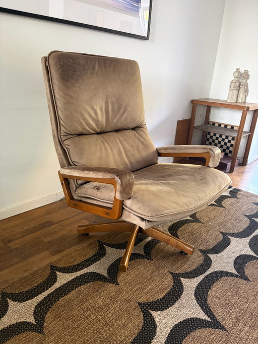 Fauteuil vintage “King Chair” Vandenbeuck pour Strässle