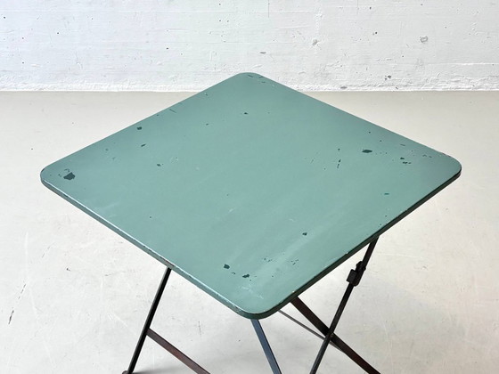 Image 1 of Folding metal garden tables, 1950s
