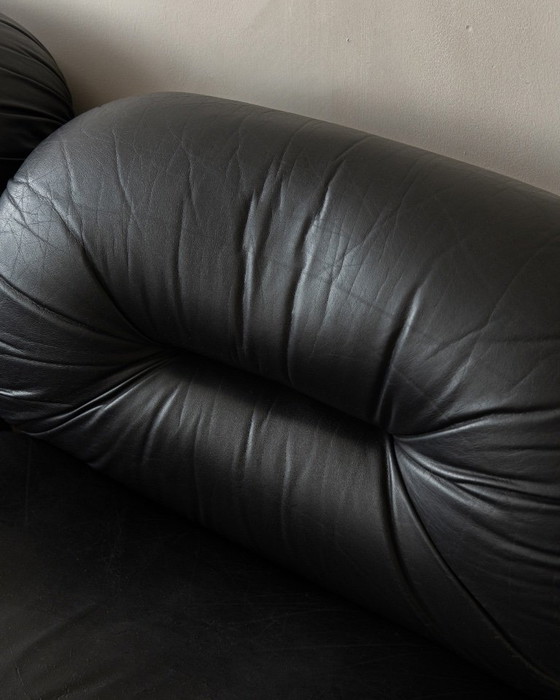 Italian Leather And Chrome Lounge Chairs, 1980s, Set Of 3 – Armchairs (photo 18 of 23)