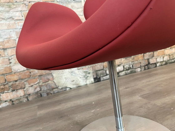 Artifort Little Tulip – Rood Skai | Pierre Paulin – Draaistoelen, Metal (photo 12 of 16)