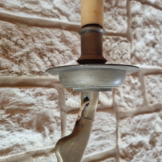 Image 1 of Lámpara de pared de latón de los años 50 procedente de Italia