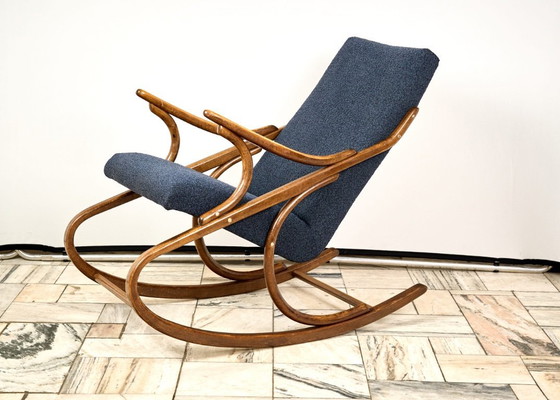 Image 1 of Mecedora de madera curvada de Ton, década de 1960, Checoslovaquia