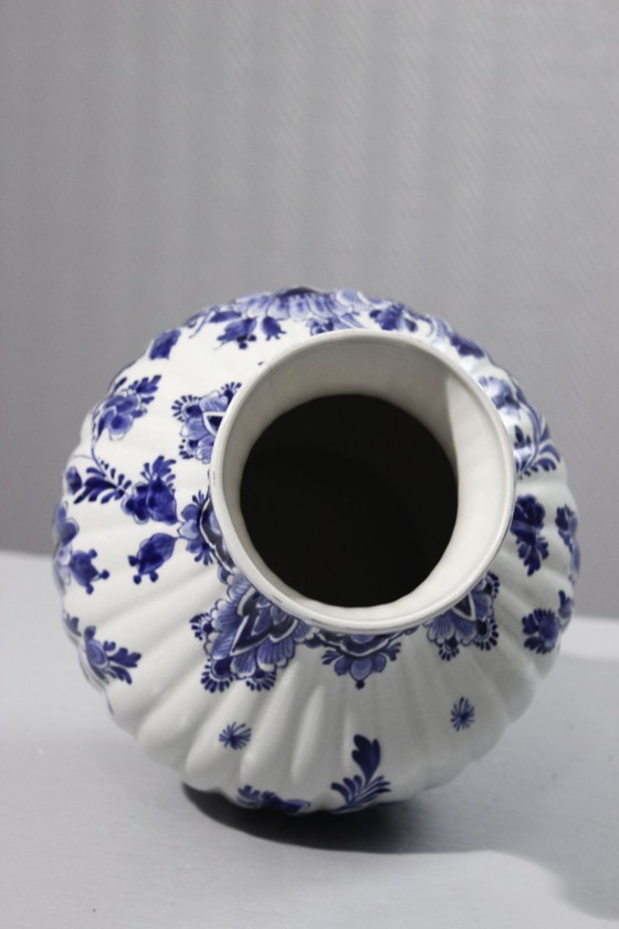 Image 1 of Große Vase/Lampenfuß von Royal Delft, Code CG 1962, Holland