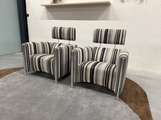 Image 1 of 2 Leolux Goncharov Armchairs Fabric