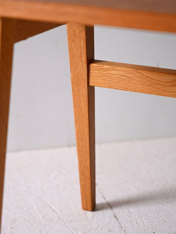 Image 1 of 1960s Scandinavian Teak and Oak Coffee Table