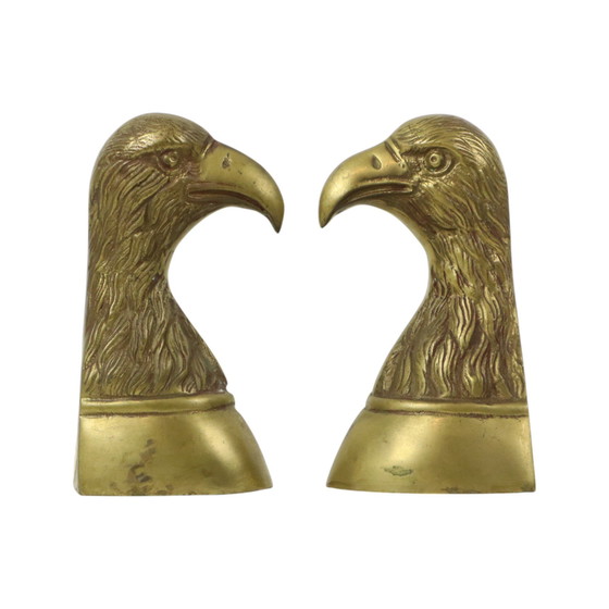 Image 1 of Raptor Eagle Buchstützen aus Messing