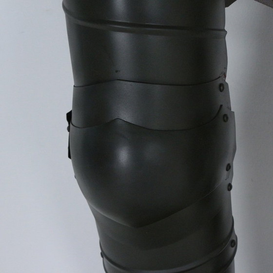 Image 1 of Knight Armour with Shield — Full-Size Replica — Display-Ready Medieval Statement Piece