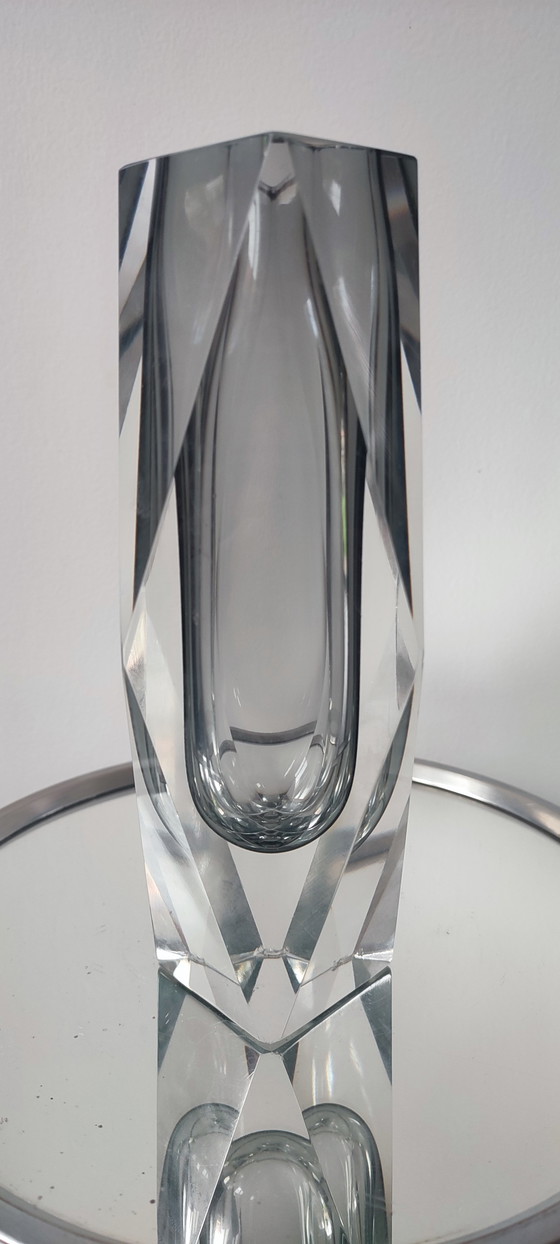 Image 1 of Sommerso vase Flavio Poli Seguso, Murano 