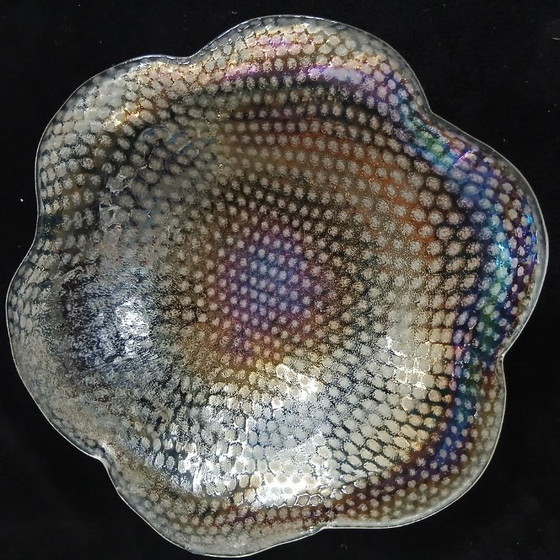 Image 1 of Prachtige grote plafond- of wandlamp van Muranoglas, Italië