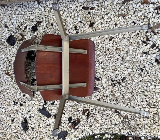 Image 1 of Ensemble de 4 chaises de salle à manger vintage Galvanitas S16 _ Design néerlandais 1965