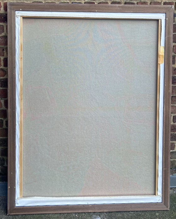 Image 1 of Guillaume Corneille (1922-2010) Terragrafia su tela "La prima pioggia" - Edizione di 60 esemplari.