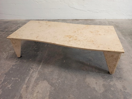 Image 1 of Vintage tessellated stone coffee table 