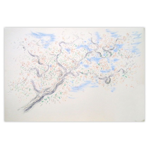 André HAMBOURG Lights of Honfleur XI lithograph 1964