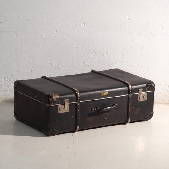 Antique WICO travel trunk in vulcanised fibre – Germany, circa 1930 – Travel bags, Metal, Art Deco (photo 5 of 40)