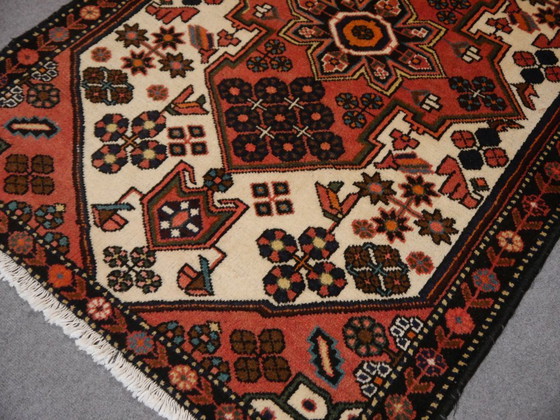 Image 1 of Vintage Persian rug, approximately 160 x 110 cm, hand-knotted from wool