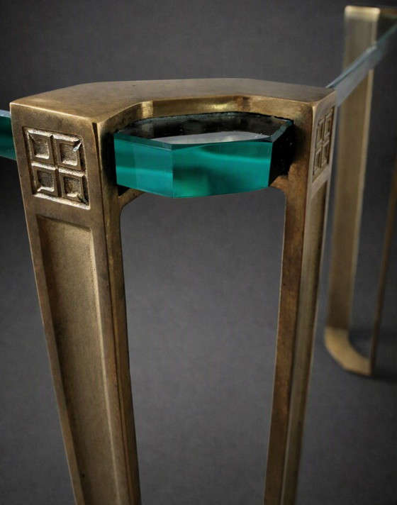 Mesa auxiliar/de centro de Peter Ghyczy para Ghyczy & Co Design. – Mesas de centro, Brass (photo 6 of 12)