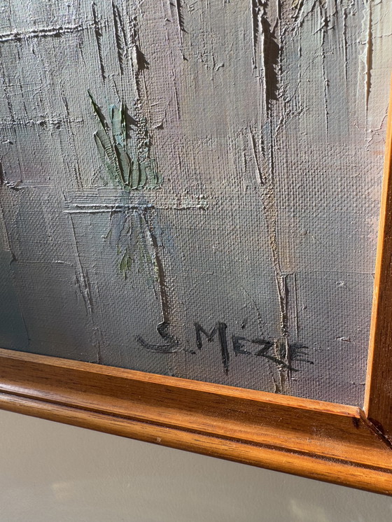 Image 1 of Tableau scène de chasse Suzette MEZIE