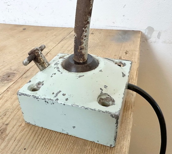Image 1 of Grey Industrial Table Lamp from Elektrosvit, 1970s